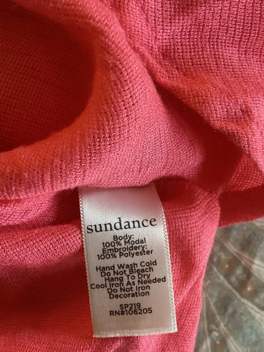 Sundance Coral Floral-Embroidered Swim Coverup